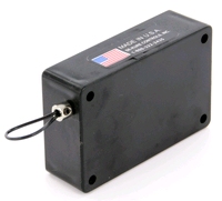 Rechthoekige oprolautomaat met verstelbare lasso  